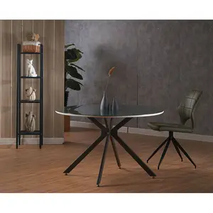 Piccolo Set Da Pranzo <span class=keywords><strong>Per</strong></span> 4 Kitchenette Set di Tre Pezzi Tufted Camera Imbottita di Velluto Noce Tabella di Colore Giallo Piatti Semplice 1 Pezzo - Product Image 1