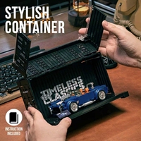 PB PB8818 Nuevo Modelo de Contenedor Azul MOC, Coche de Juguete Educativo para Ensamblar, Ladrillos de Construcción DIY, Regalos para Niños, Sets de Bloques de Construcción