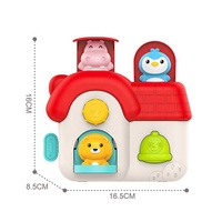 Jeu de cache-cache interactif dans la maison - Boîte à commutateurs - Jouets Montessori - Jouets éducatifs - Centre d'activités pour bébés et nourrissons