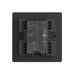 Thermostat programmable FCU 4 tuyaux HL2136-TL0-DF - Climatisation Écran tactile LCD Ventilateur 0-10V HL2136-TL0-DF Programmable FCU Th - Product Image 2