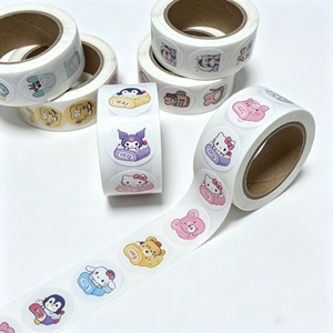 Autocollants décoratifs mignons de style coréen en vinyle imprimé sur mesure ; autocollants pour cartes Goo ; cadeaux - Product Image 3