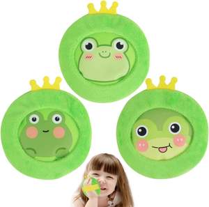 Compresa Fría/Caliente de Gel de PVC Redonda con Funda de Peluche de Dibujos Animados Personalizada para Niños, Alivio de la <span class=keywords><strong>Fiebre</strong></span> y el Dolor, Primeros Auxilios - Product Image 2