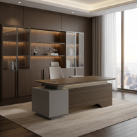 Bureau de direction Greatway RUI-D2620R, assurance qualité, bureau de patron, table de bureau moderne haut de gamme et luxueuse