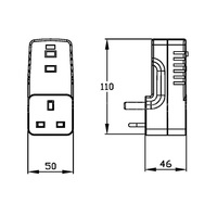PRCD 30mA 10mA 13A Protection contre les fuites Prise UK Europe