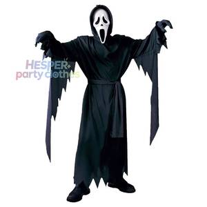 ชุดคอสเพลย์ HP Halloween Kids Scream ชุดจั๊มสูทมีฮู้ดสุดหลอน สำหรับงานปาร์ตี้ PROM ตกแต่งด้วยธีมอนิเมะทีวี - Product Image 1