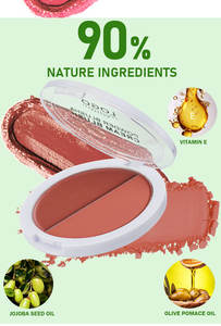 Productos de Maquillaje Halal, Rubor de Aspecto Natural, Rubor en <span class=keywords><strong>Crema</strong></span> y Polvo, Rubor Mate de Lujo, Marca Privada - Product Image 4