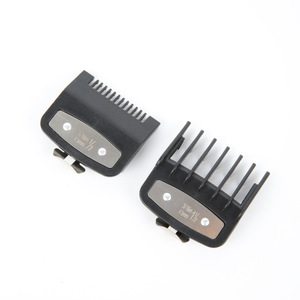 Juego de protectores para cortapelos, 10 piezas, peines de plástico negro para uso doméstico, característica de seguridad - Product Image 3