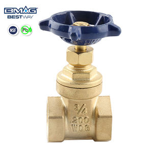 BMg 1/2 "से 2" 16 बार npt थ्रेड लीड मुक्त अमेरिकी बाजार LF पीतल गेट वाल्व - Product Image 1