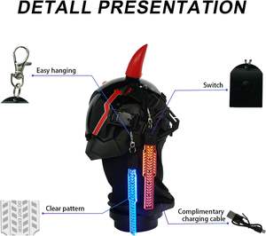 Porte-clés en acrylique 3D à illusion optique, vierge, rechargeable, avec logo laser tissé et LED, pour sublimation, vente en gros - Product Image 5