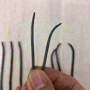 Aiguille à coudre en acier inoxydable, pointe courbée pour la réparation de chaussures en cuir - Product Image 1