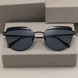 Gafas de Sol Cat Eye Conchen con Marco Metálico, Protección UV400, Lentes de PC para Mujer, Moda, Protección Solar, Viajes y Conducción - Product Image 4