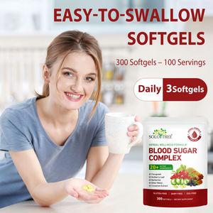 โซโลทรี 300 ซอฟต์เจล สูตรเพื่อสุขภาพ ปราศจากกลูเตน สำหรับผู้ทานมังสวิรัติ  อาหารเสริมแบบซอฟต์เจล ช่วยควบคุมระดับน้ำตาลในเลือด เพื่อสุขภาพที่ดีทั่วไป - Product Image 6