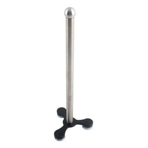 Modern Stainless Steel <b>Kitchen</b> <b>Paper</b> Towel Holder Suction Cup Vertical Dish Cloth Drying Stand Rag Countertop Storage Rack - Product Image 3