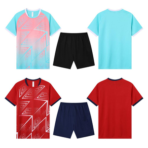 Sport Gym Run Quick Dry Hommes T Shirt Personnalisé Fitness Maillots De Football Noir Vert Football Enfants Football Kits Maillots Ensemble - Product Image 3