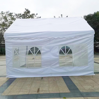 Abri de voiture pliable en aluminium imperméable pour extérieur, tente de garage 3x6m
