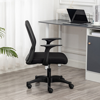 Chaise de bureau avec dossier et soutien du cou, chaise de bureau ergonomique en maille pour cadres