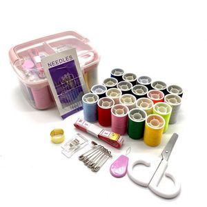 Portable Household <b>Mini</b> Sewing <b>Kit</b> Hand Stitching PP <b>Tool</b> Storage Box with Mending Line for Home Use - Product Image 5
