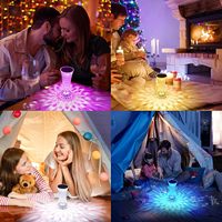 Hot 16 Couleurs Changeantes Rgb Touch Lampe Led Rose Cristal Lampe De Table Usb Romantique Led Rose Cristal Lampes De Bureau Pour Chambre Salon