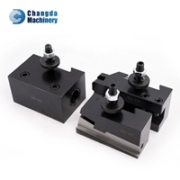 Support d'outils à changement rapide pour tour 250-400, lot de 6 (piston/coussinet/GIB/support d'outils)