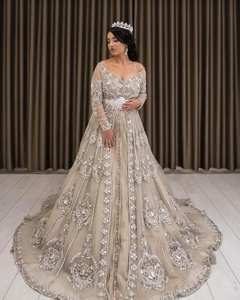 Libas lehenga choli ที่มีการเย็บปักถักร้อย zardozi วัสดุอะซิเตทความยาวพื้นสำหรับงานแต่งงาน - Product Image 2