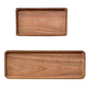 Stars Wooden Serving <b>Trays</b> A1529 Lacquered Durable For Food Contact - Product Image 5