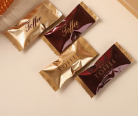 Bonbons durs emballés individuellement, enrobés de papier, confiseries sucrées multi-saveurs, mini-bonbons portables pour fêtes et mariages