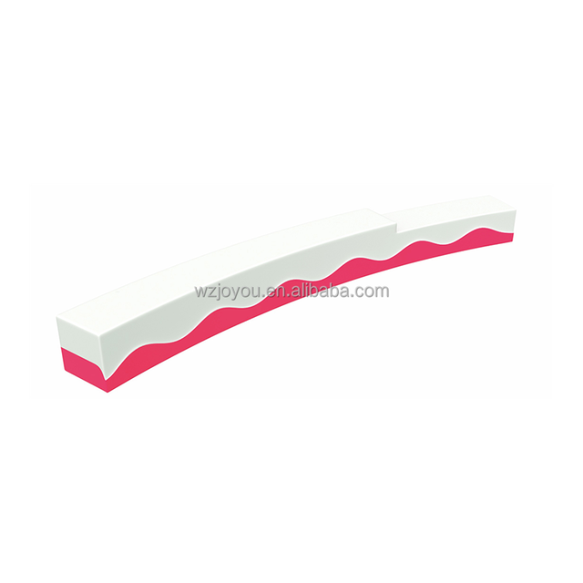 Modern Minimalist Wave Serpentine Bench Outdoor Park Furniture Two-Tone Stylish Street Seating