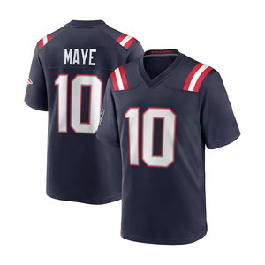 Maglie da Football Americane all'Ingrosso: 10 Drake Maye, 12 Tom Brady, 15 Ezekiel Elliott, 4 Bailey <span class=keywords><strong>Zappe</strong></span>, Cucite e Autentiche - Product Image 3