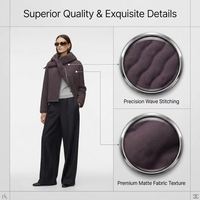 Ensemble pull décontracté en nylon lavable pour femme, coupe ample, automne-hiver 2026, poids 100g-150g, tricot torsadé, cardigan