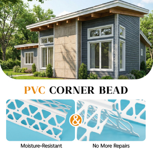 Perfil de Esquina de PVC Blanco de Alto Impacto para Recortes Duraderos en Esquinas de Paredes Interiores y Exteriores - Product Image 2
