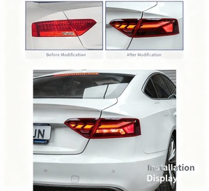 Gruppo Fanali Posteriori LED per Auto A5 S5, Stile RS5, Luci di Marcia, Freno e Indicatori di Direzione per Audi A5 S5 B8 B8.5 2008-2016 - Product Image 4