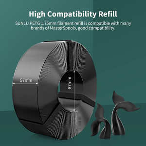Filament d'imprimante 3D <span class=keywords><strong>Sunlu</strong></span> <span class=keywords><strong>Refill</strong></span> PETG 1,75 mm - Product Image 5