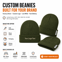 Bonnet en tricot personnalisé avec logo sur mesure pour l'hiver