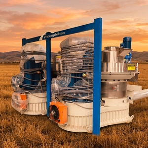 Ligne de production de granulés de bois Zhongdebao 10 tonnes par jour pour le recyclage des déchets de <span class=keywords><strong>scierie</strong></span>, granulés de combustible de 4-12 mm de diamètre, haute performance - Product Image 4