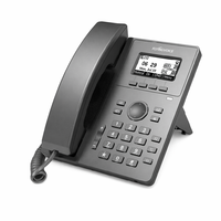 Téléphone IP Gigabit Flyingvoice P10G : 2 comptes SIP, ports doubles 10/100/1000M, PoE, écran LCD rétroéclairé de 2,3 pouces, conférence audio 6 voies