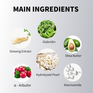 Yoğun cilt parlatıcı beyazlatıcı krem 5KG Arbutin inci yüz vücut yarı mamul şişe ambalaj için cilt bakım ürünü toptan - Product Image 4