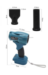 Souffleur industriel sans fil haute puissance, ventilateur à jet, 100 000 tr/min, 18-21 V, batterie au lithium <span class=keywords><strong>Maki</strong></span>-ta, moteur sans balais, séchage <span class=keywords><strong>de</strong></span> voiture, animaux domestiques, poussière, feuilles - Product Image 6