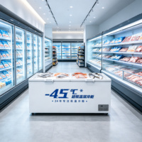 Vente directe d'usine -30 ° Congélateur basse température de grande capacité C 460L pour usage commercial et domestique
