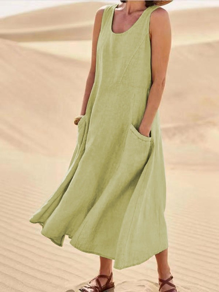 Light green sleeveless