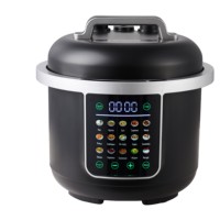 Cuisinière électrique à pression 6L 1000W 15-en-1 multifonctionnelle intelligente avec écran tactile, menus prédéfinis, cuisson rapide pour la maison