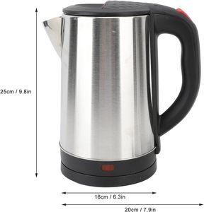 Electric <b>Kettle</b> 2.3L Stainless Steel Interior BPA Free Fast Boil Water Auto Shut-Off Household Hotel Use Portable 360 Degree - Product Image 4