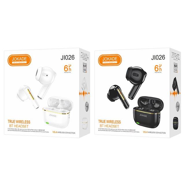JOKADE New Design Wholesale Price High Quality 6H Long Battery Life Semi-in-ear Comfortable Wireless Earphones