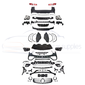 Kit carrosserie pour Benz <span class=keywords><strong>GLC</strong></span> 200 260L 63 AMG 2015-2020 année facelift 2021 <span class=keywords><strong>2022</strong></span> modèle avec pare-chocs phares feux arrière - Product Image 6