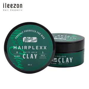 Private labels men's hair care and styling matte hold clay for man's hair beauty