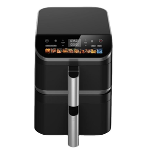 New 4.5 + 6.5L 11L kỹ thuật số đôi Stack Nồi chiên không khí với Turbo lên và xuống 2 sưởi ấm nhiệt độ tối đa 230 ℃ ba ống sưởi ấm - Product Image 6