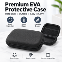 Nouveauté : Étui de transport rigide en EVA résistant aux chocs avec poignée, pochette de rangement compacte pour écouteurs et batteries externes
