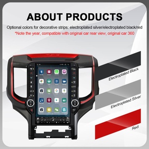 Navihua <b>Auto</b> Car Radio Tesla Style for Dodge Ram 2019-2024 Vertical Screen Car Monitor Audio DVD Player Carplay Entertainment - Product Image 6