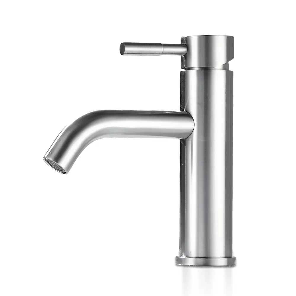 Wash basin mixer 304 stainless steel water taps for bathroom sinks