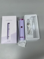 눈썹 면도기 얼굴 털 제거 2 in 1 눈썹 트리머 및 제모기 무통증 제모기 충전식 얼굴 면도기 LED 라이트