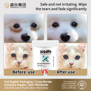 Lingettes pour animaux de compagnie emballées individuellement pour chiens Oem chiots biodégradables 120 pièces de lingettes humides jetables pour animaux de compagnie nettoyage - Product Image 5